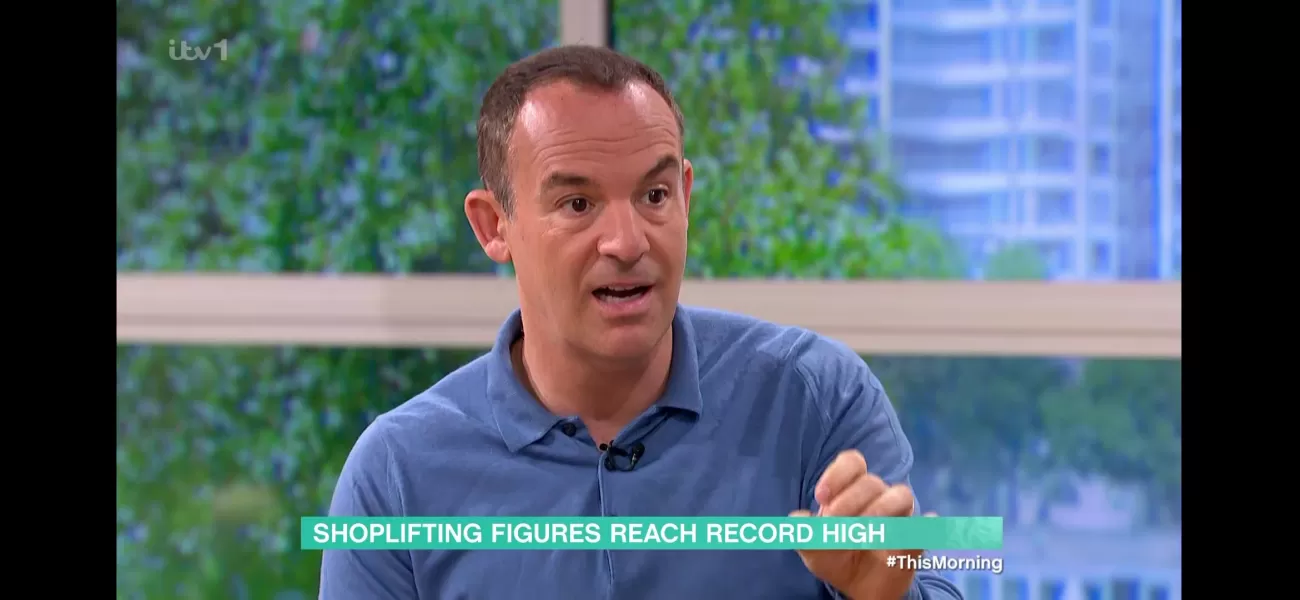 TV presenter Martin Lewis lauded for educating co-host about shoplifting on popular morning show.