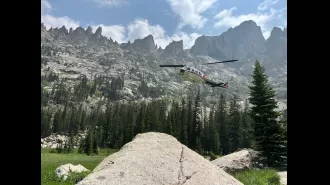 Person dies in Indian Peaks Wilderness while climbing near Lone Eagle Peak.