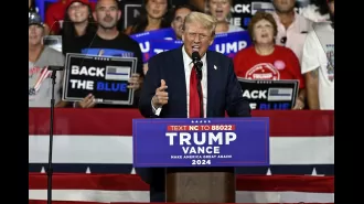 Trump keeps saying Kamala Harris' name wrong at his rally