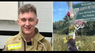 Emergency workers respond to motorcycle accident and discover rider was a beloved coworker.