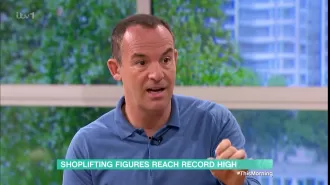 TV presenter Martin Lewis lauded for educating co-host about shoplifting on popular morning show.