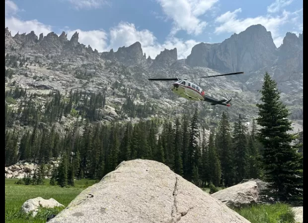 Person dies in Indian Peaks Wilderness while climbing near Lone Eagle Peak.