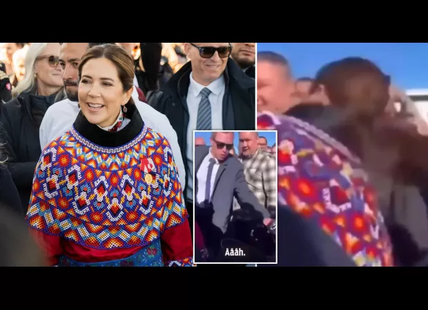 The Queen of Denmark was injured after being struck by an e-scooter while greeting fans.