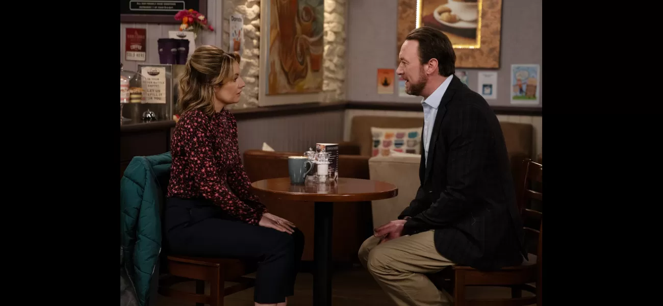 Liam is fearful for their baby's safety as he learns that Ella, who killed a child, is their surrogate in Emmerdale.