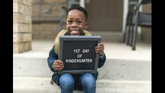 Think twice before sharing your child's back-to-school photo.