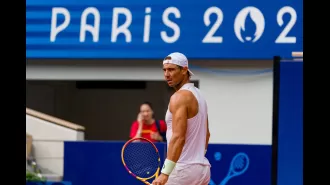 Nadal's Olympic dreams in jeopardy due to injury, practice session called off.