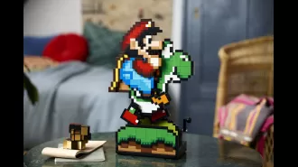 An animated Lego model of Super Mario World pays perfect tribute to the pixelated game.
