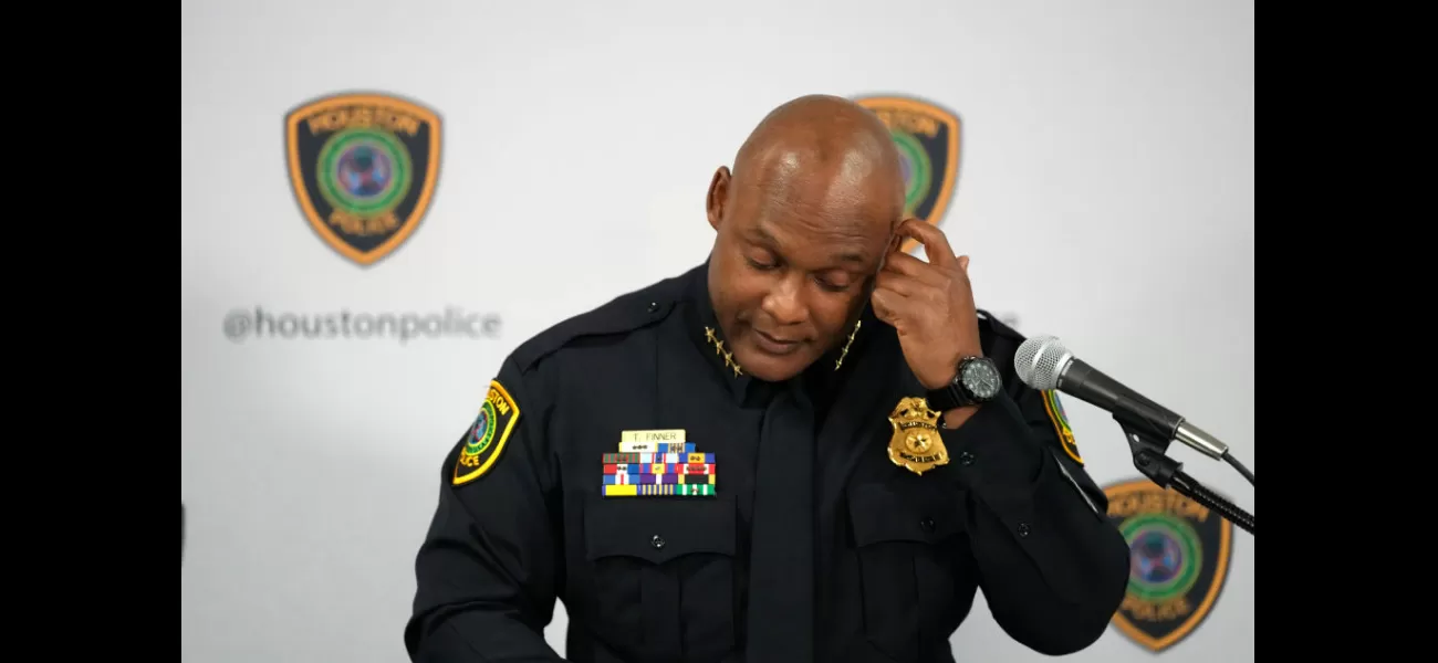 Houston's former police chief claims he was resigned due to a scandal involving covering up a department case.