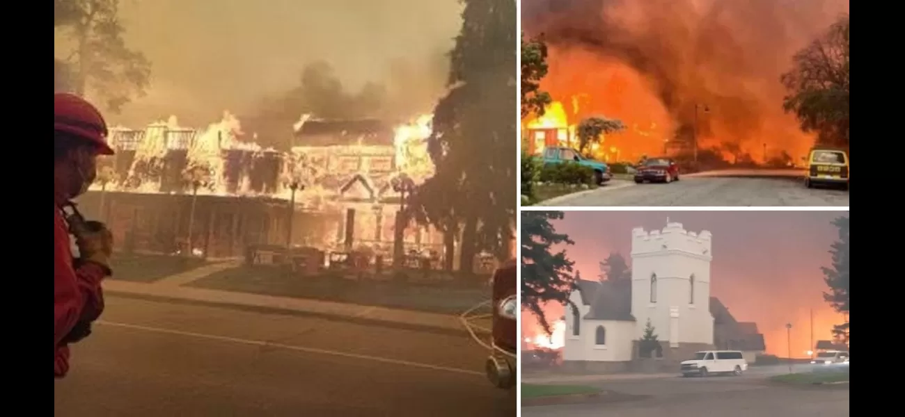 Gorgeous location devastated by raging wildfires.