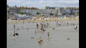 British weather returning to warmer and sunnier conditions as summer approaches.