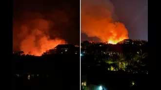 A fire destroyed 16 villas in Bali, leaving the owner with nothing.