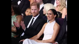Prince Harry explains why he's not bringing Meghan back to the UK.