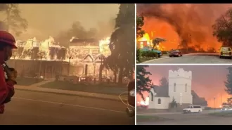 Gorgeous location devastated by raging wildfires.