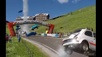 Fans are loving a hilarious bug in Gran Turismo 7.