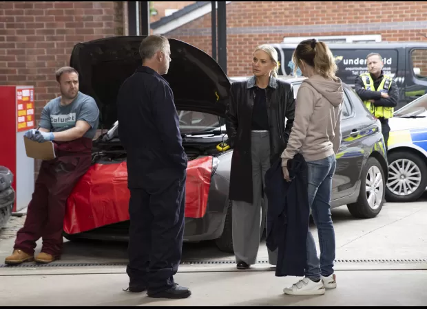 Two key players detained following unexpected fire incident on Coronation Street.