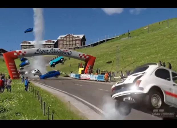 Fans are loving a hilarious bug in Gran Turismo 7.