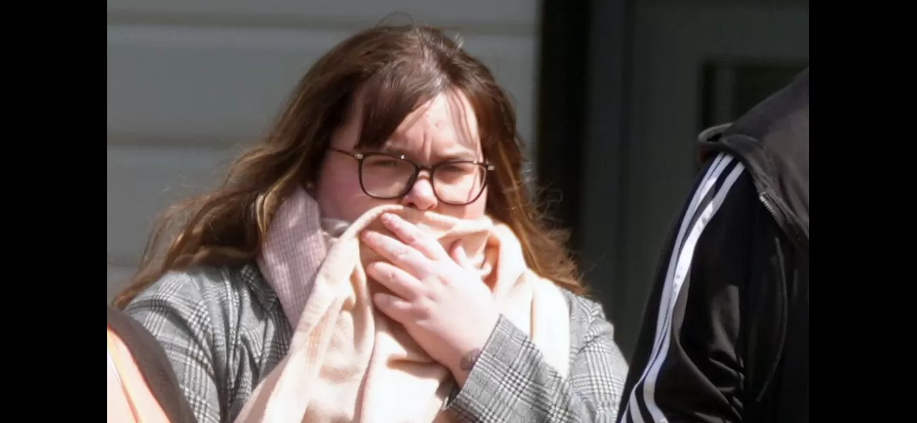 A prison guard cries in court after confessing to having an improper relationship with a prisoner.