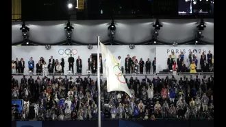 Fans noticed a major mistake with the Olympic flag during the Paris 2024 opening ceremony.