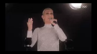 Celine Dion's performance from the Eiffel Tower was the highlight of the opening ceremony.