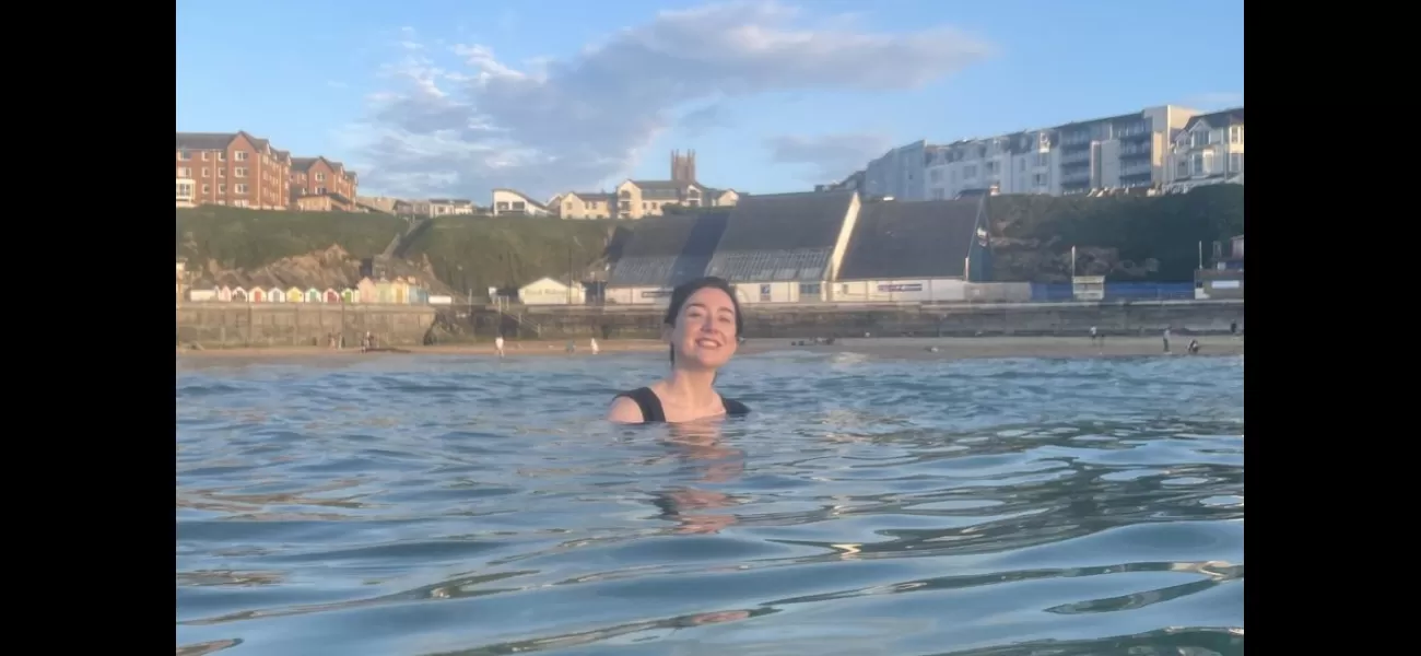 At 24, my life was consumed by drug addiction, but an icy swim changed everything.