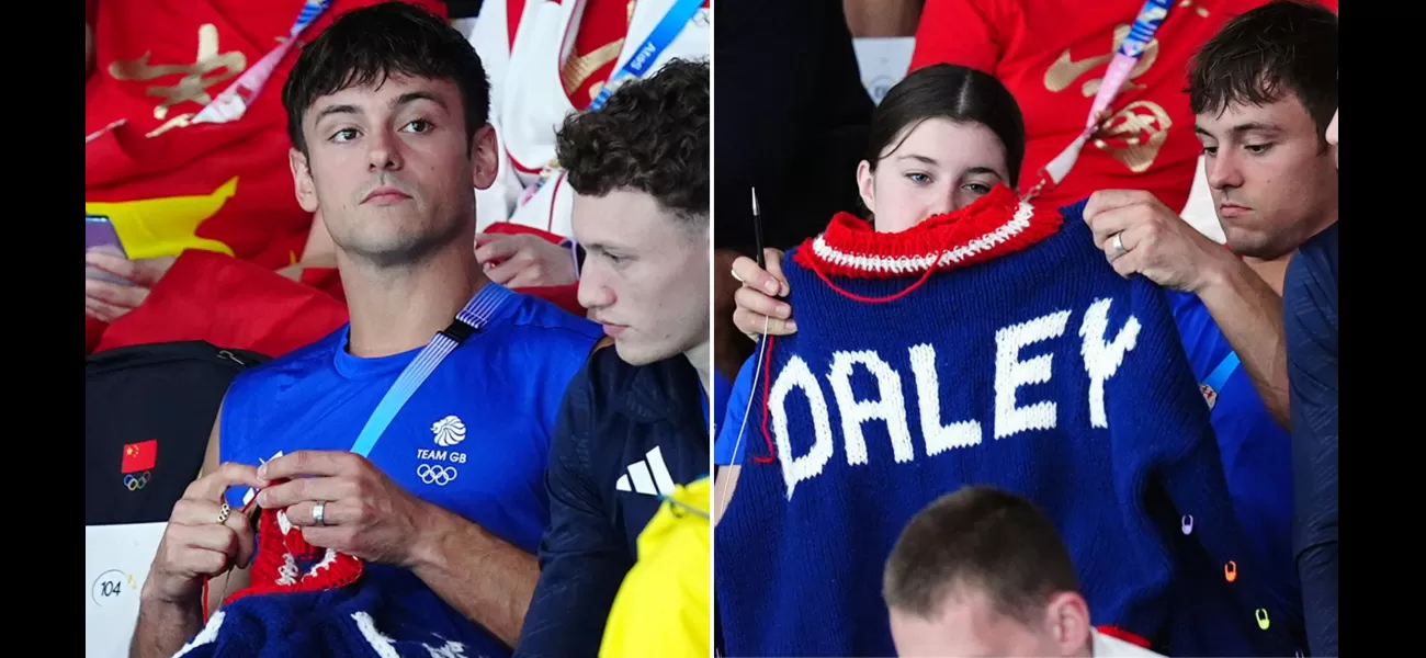 Tom Daley's knitting during the Olympics has excited his fans and they believe the games have officially begun.