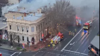 Authorities investigating possible arson at old Adelaide structure