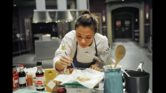 Celebrity cook opts for treatment to fight stage 4 cancer, deciding not to have surgery to remove tongue.