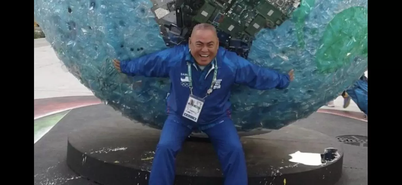 A 60-year-old boxing coach has died of a heart attack while staying in the Olympic village.