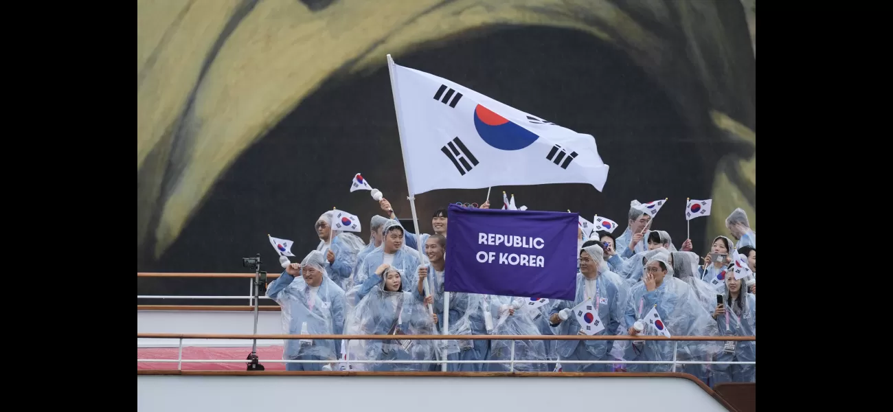 Organizers regret misidentifying South Korean athletes as North Korean.