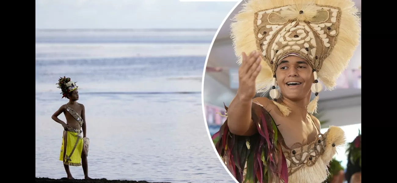 An alternative Olympics opening ceremony with singing, rituals, and straw hats.
