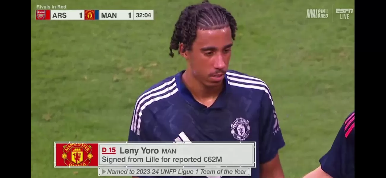 Man Utd's coach Erik ten Hag gives an update on Leny Yoro's injury.
