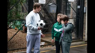 Kat is horrified when Tommy starts threatening the young twins on EastEnders.