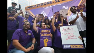 Denver janitors and cleaning companies reach a new contract, avoiding a potential strike.