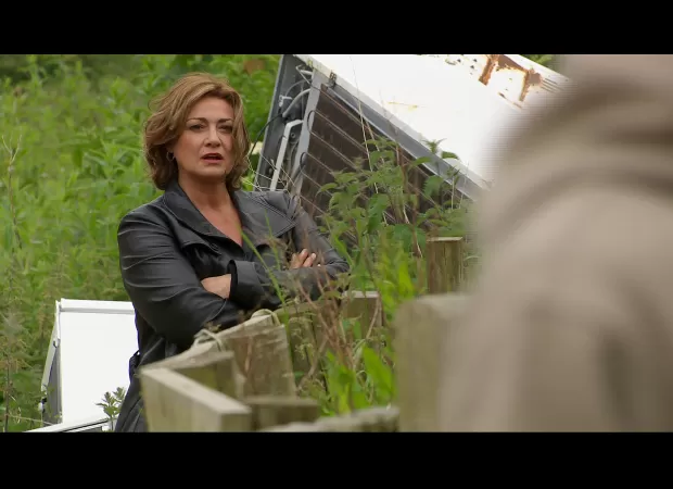 Moira loses control and harms Samson in a fit of rage on Emmerdale.