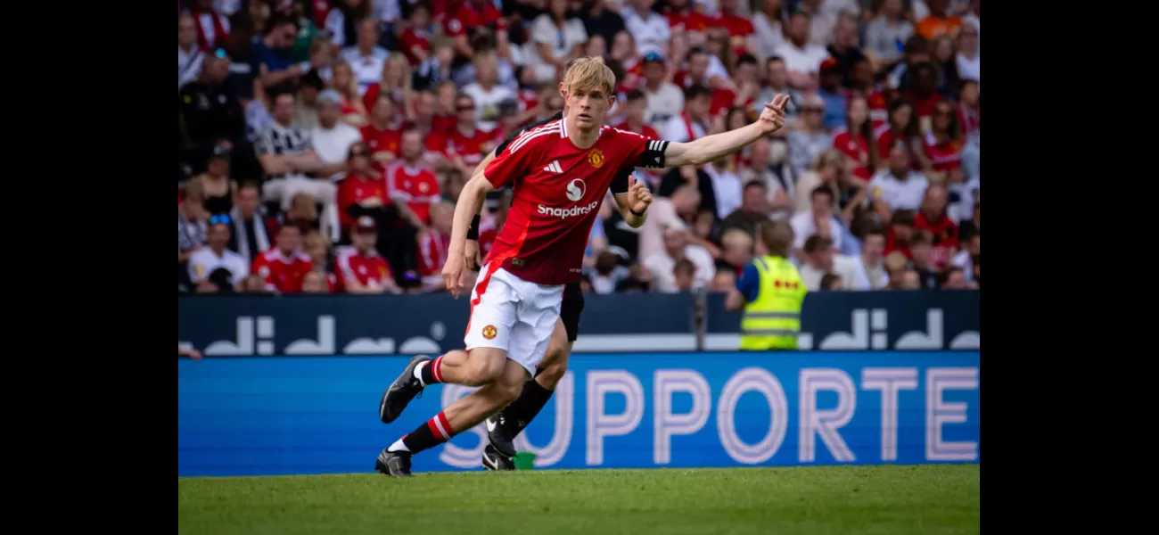 Young player from Manchester United talks about his performance during pre-season and addresses coach Erik ten Hag.