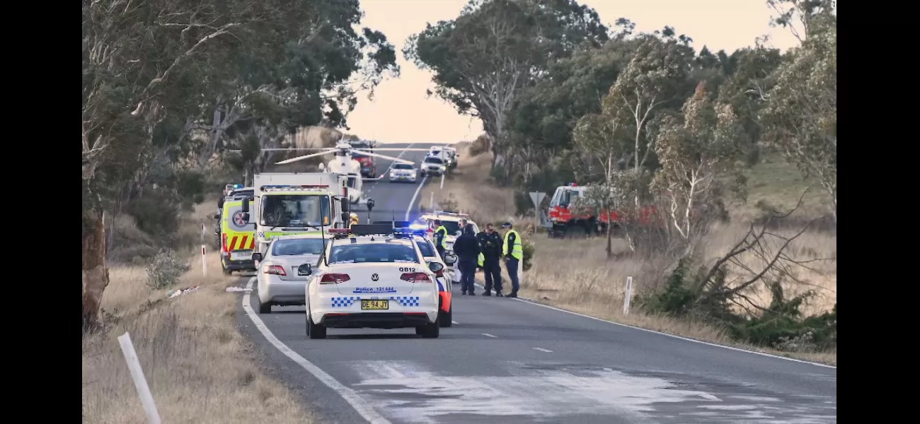 Three people died in a car accident in regional NSW after the vehicle veered off the road and rolled.