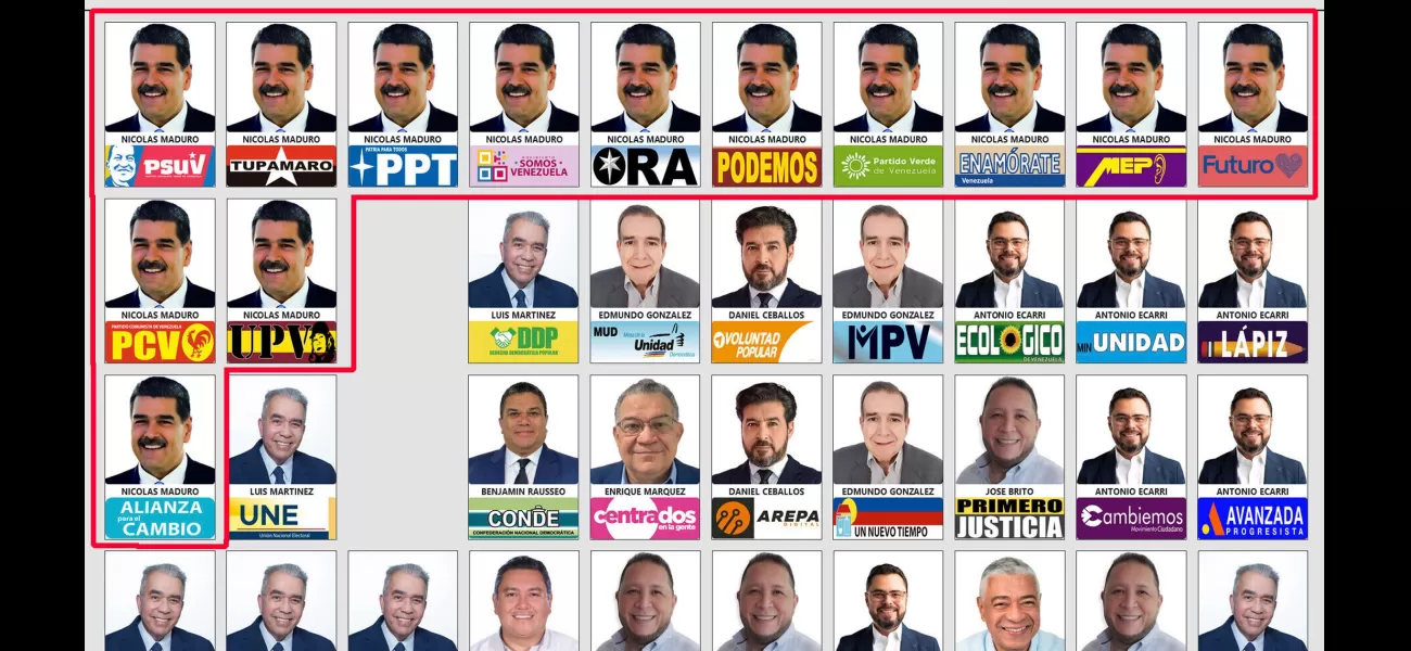 Voters in Venezuela have the option of selecting Maduro or another candidate in the upcoming election.