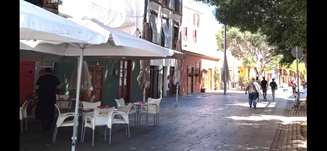A 22-year-old British tourist was attacked and stabbed in the stomach at a popular holiday destination in Tenerife.