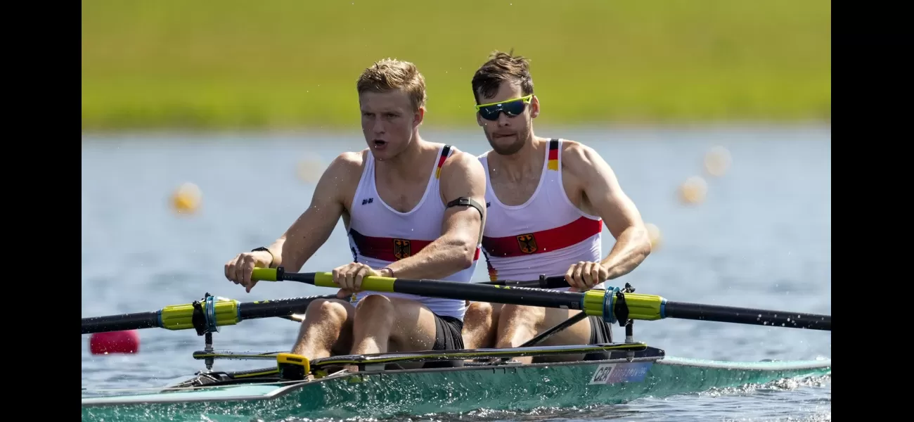 German athlete becomes internet sensation after coincidence is pointed out by viewers watching the Olympics.