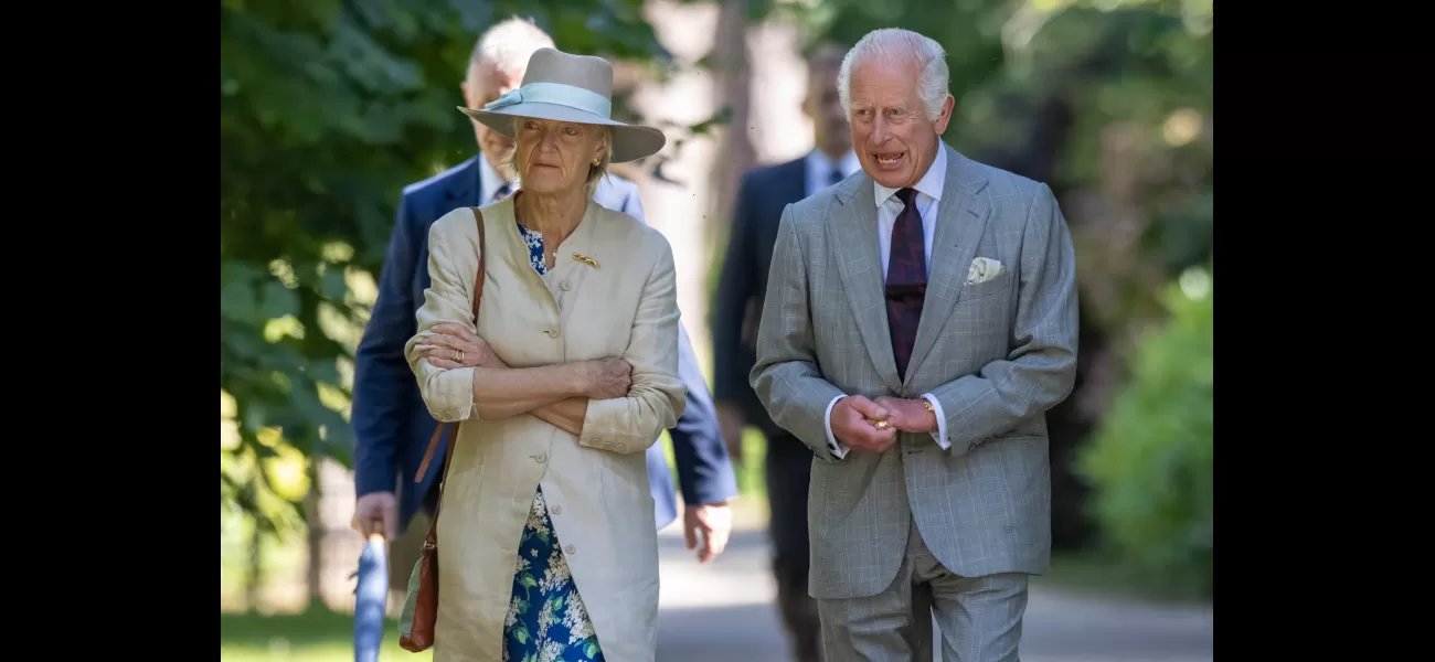 King Charles is showing signs of improvement as he is seen without his wife Camilla.