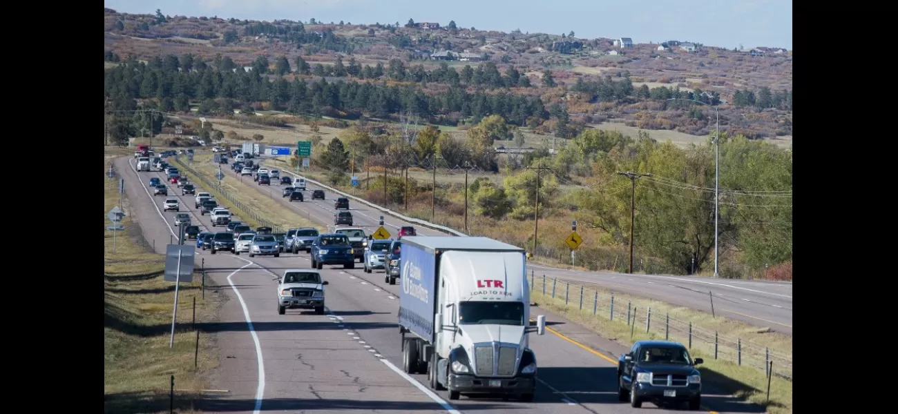 Multi-car crash on I-25 near Larkspur causes 8 injuries and closure of northbound lanes.