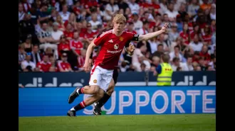 Young player from Manchester United talks about his performance during pre-season and addresses coach Erik ten Hag.