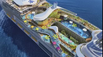 Get an inside look at the world's largest cruise ship, which is 5 times larger than the Titanic.