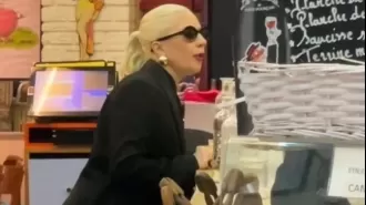 Lady Gaga finally ordered a sandwich in Paris, fulfilling a 13-year-old prediction.