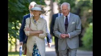 King Charles is showing signs of improvement as he is seen without his wife Camilla.