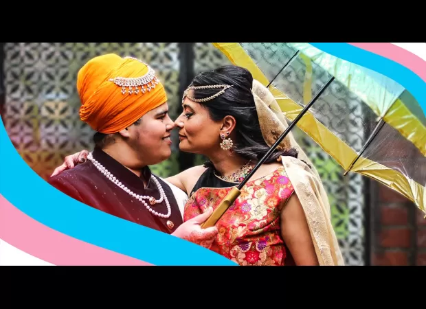 My parents surprised me by showing up at my wedding celebrations.