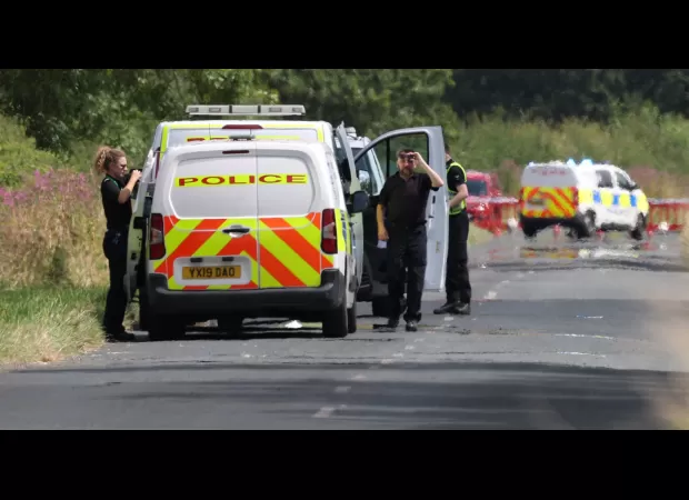 Two young men die as light plane crashes in North Yorkshire.