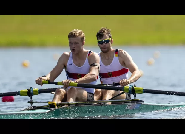 German athlete becomes internet sensation after coincidence is pointed out by viewers watching the Olympics.