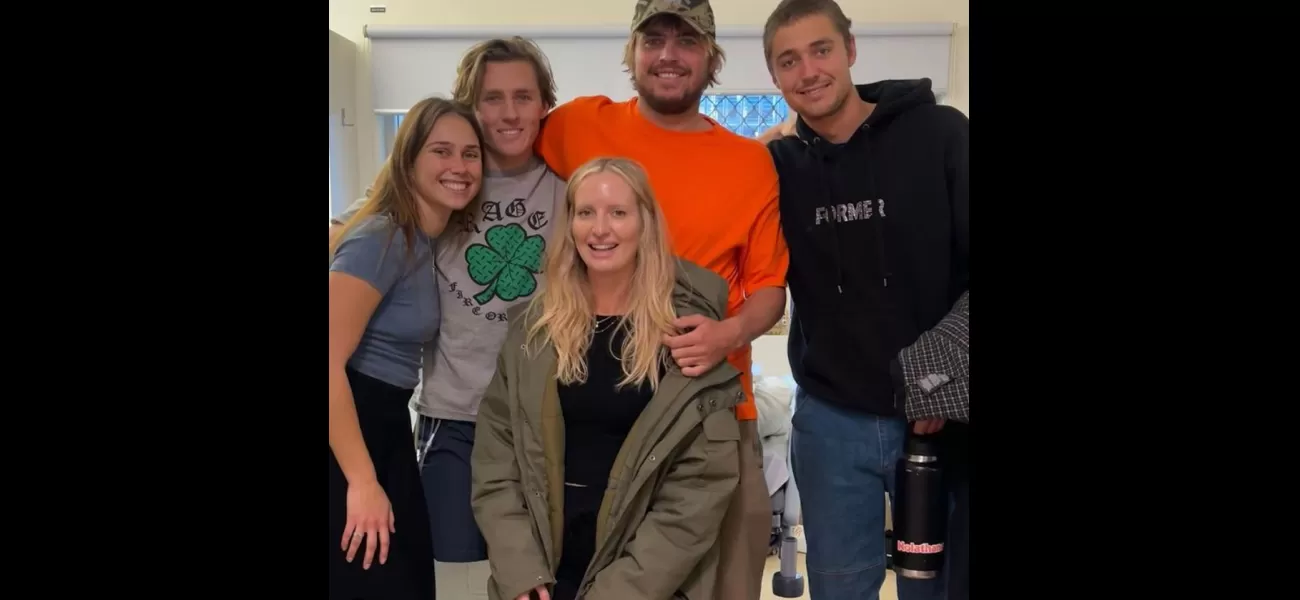 A surfer attacked by a shark shares a joke on social media, asking if something is missing.