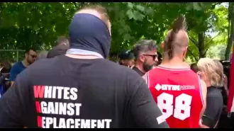 White nationalists use racial slurs towards black boys in Nashville, prompting local officials to demand action.